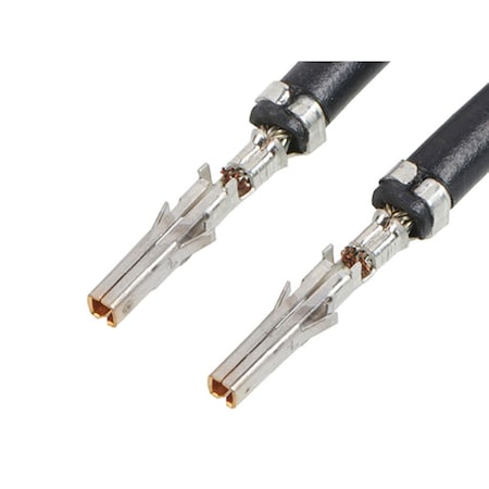 Molex Crimp Wire Connector, 16 AWG Max, Black, 600 V, 9 A 2153401123